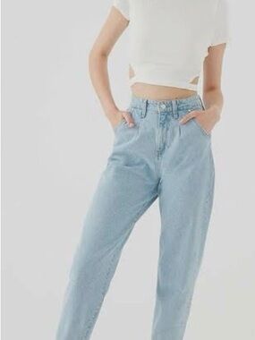 Mavi Laura High waisted pleated jeans